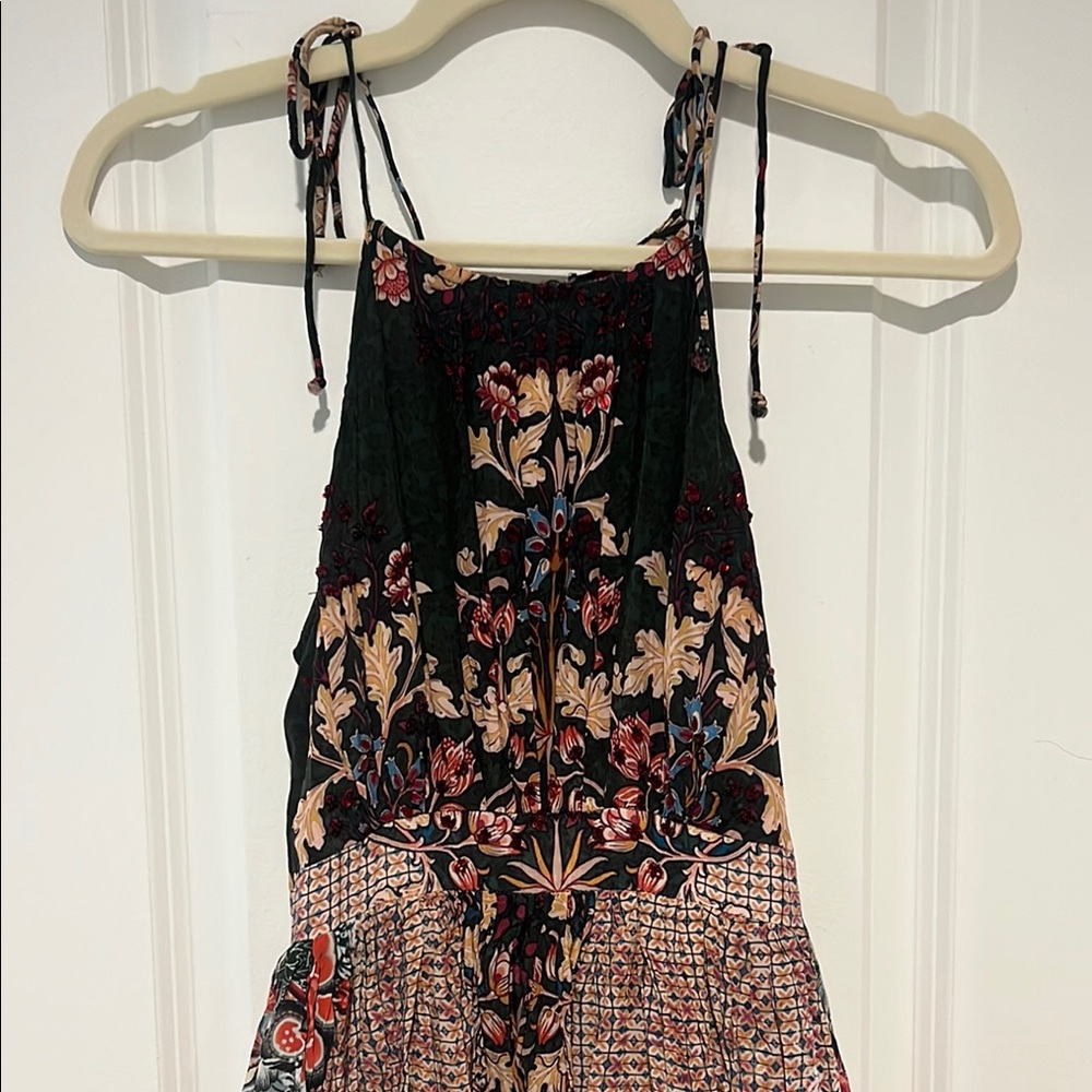 Anthropologie Bhanuni by Jyoti Tiered Halter Maxi Dress - Picture 5 of 11